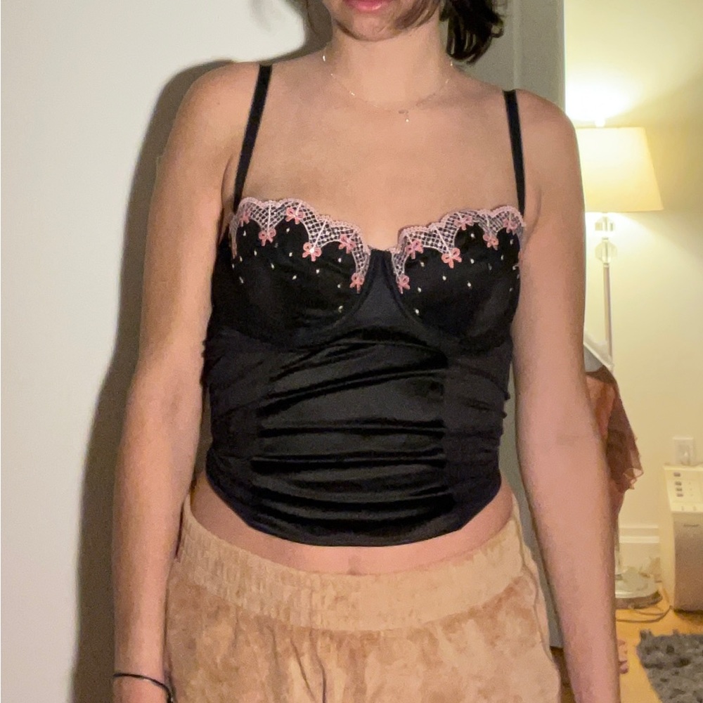 Vintage Victoria’s secret bustier top